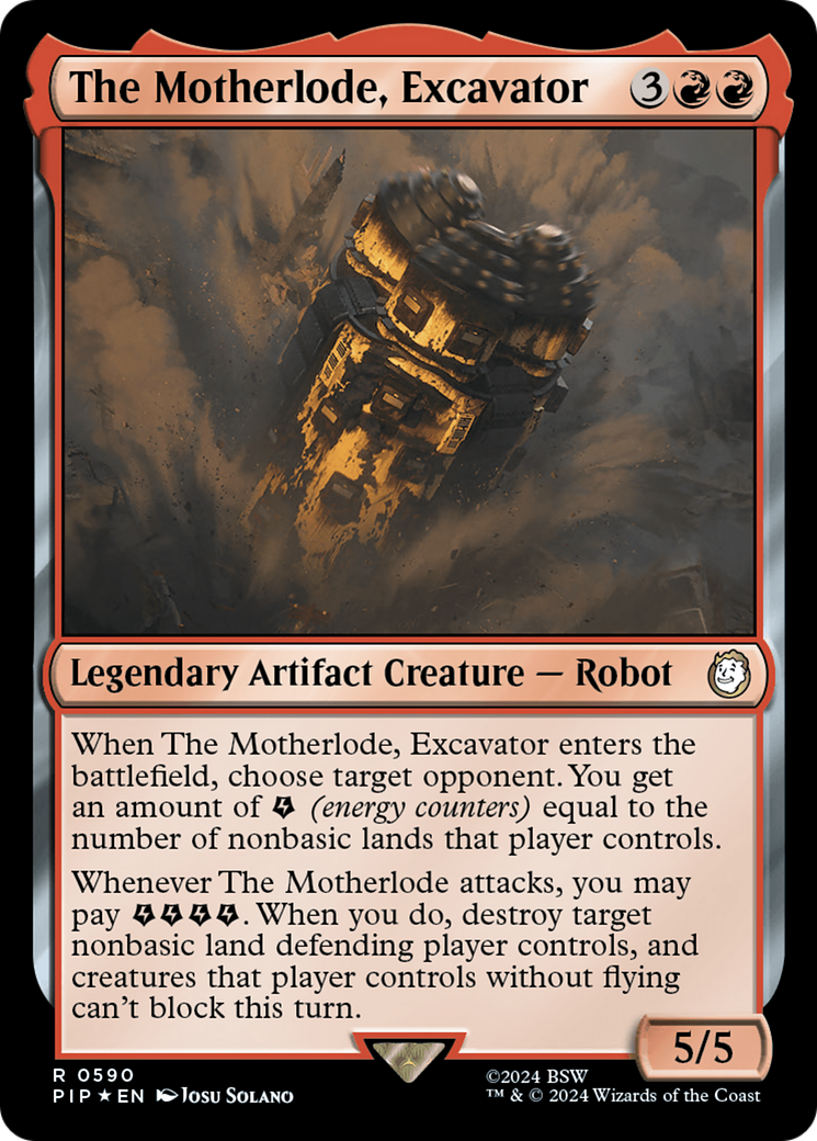 The Motherlode, Excavator (Surge Foil) [Fallout] | Exor Games Summserside