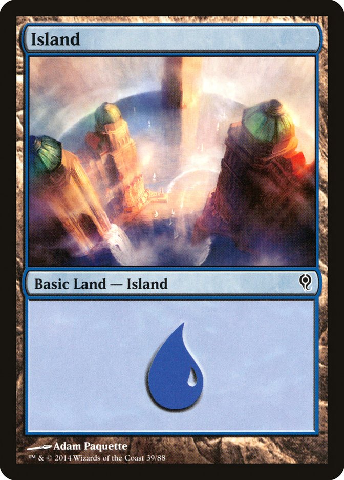 Island (39) [Duel Decks: Jace vs. Vraska] | Exor Games Summserside