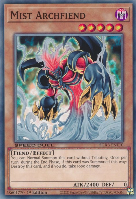 Mist Archfiend [SGX3-ENE10] Common | Exor Games Summserside