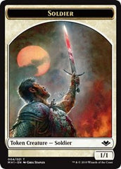 Soldier (004) // Wrenn and Six Emblem (021) Double-Sided Token [Modern Horizons Tokens] | Exor Games Summserside