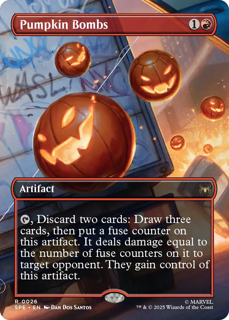 Pumpkin Bombs (Borderless) [Marvel's Spider-Man: Eternal-Legal] | Exor Games Summserside
