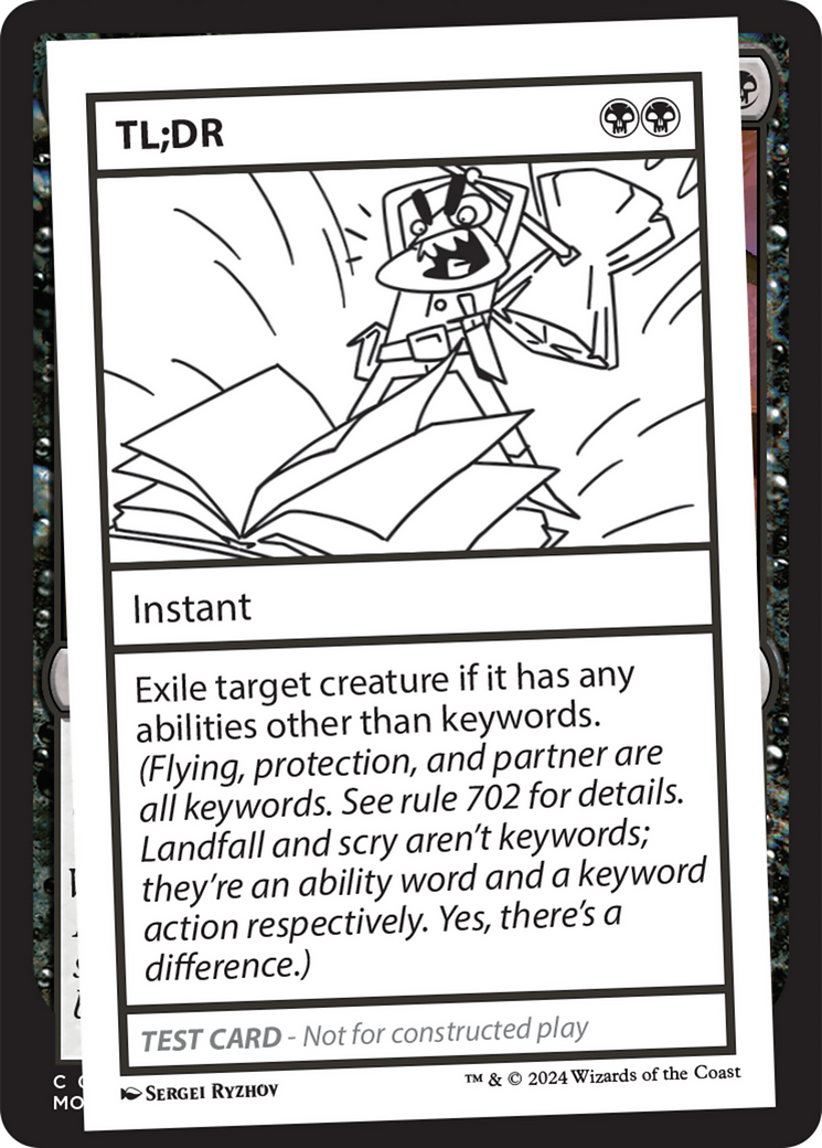 TL;DR [Mystery Booster 2 Playtest Cards] | Exor Games Summserside