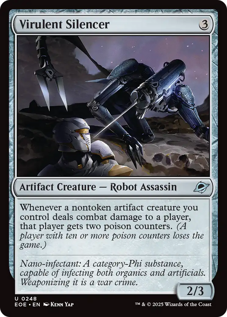 Virulent Silencer [Edge of Eternities] | Exor Games Summserside