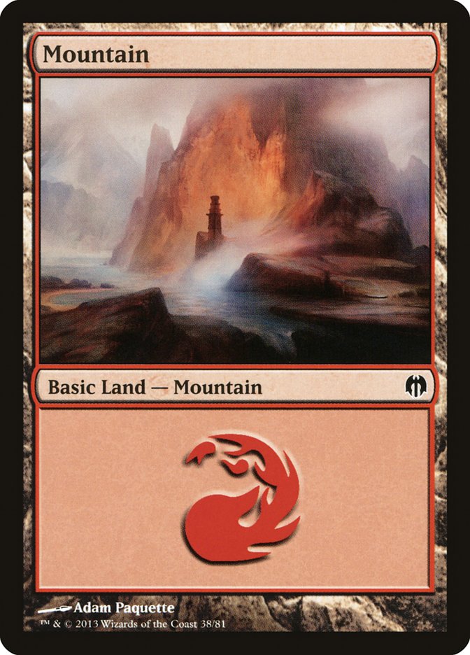 Mountain (38) [Duel Decks: Heroes vs. Monsters] | Exor Games Summserside