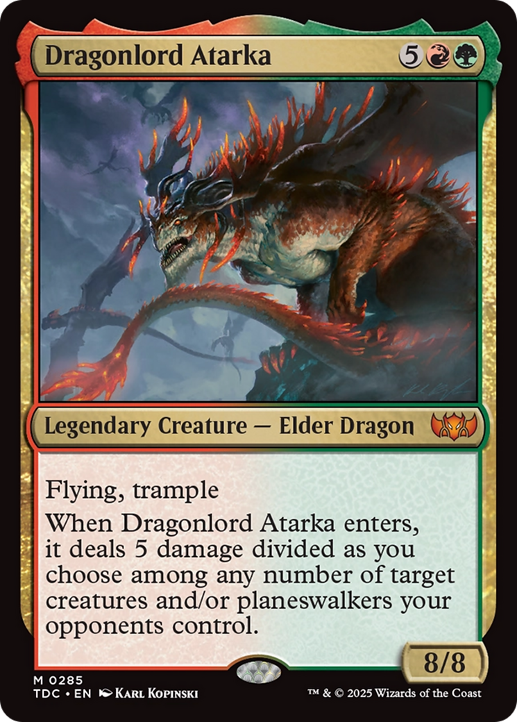 Dragonlord Atarka [Tarkir: Dragonstorm Commander] | Exor Games Summserside