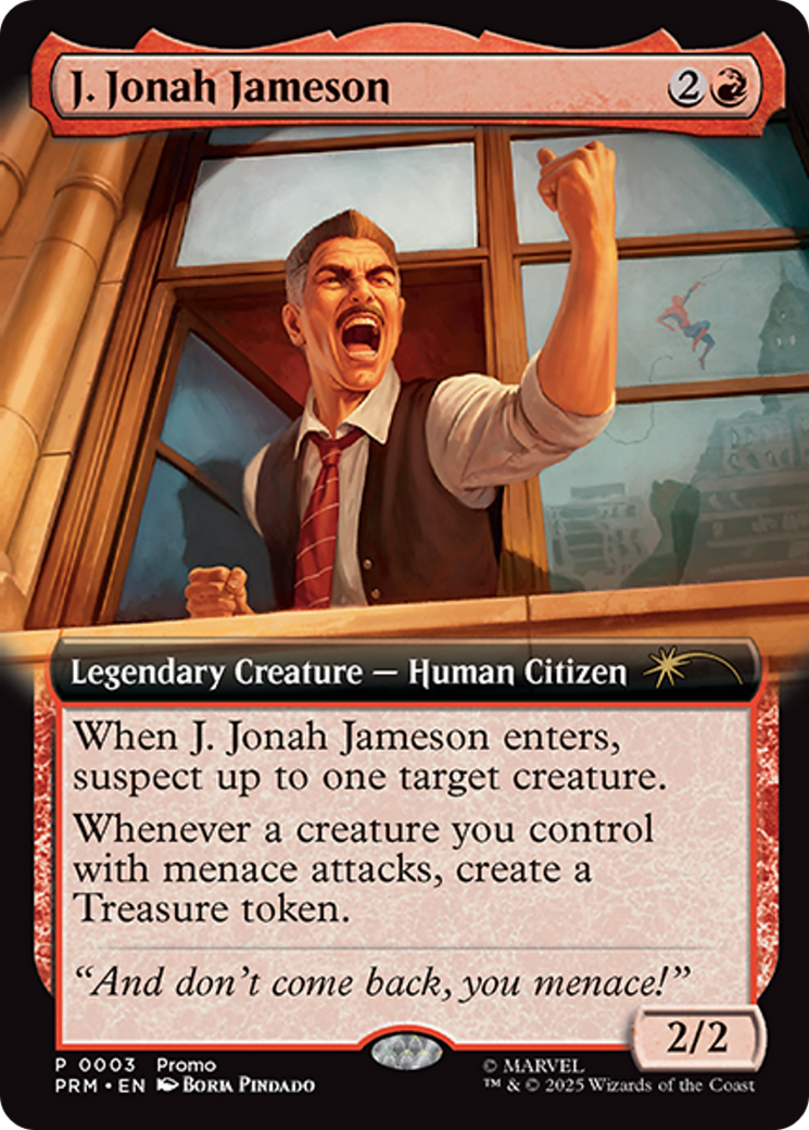 J. Jonah Jameson (Extended Art) [Marvel's Spider-Man Promos] | Exor Games Summserside