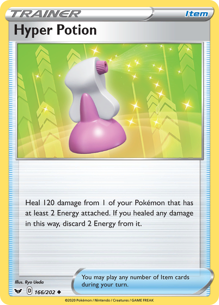 Hyper Potion (166/202) [Sword & Shield: Base Set] | Exor Games Summserside