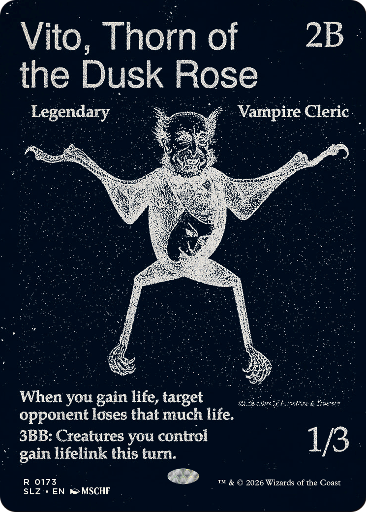 Vito, Thorn of the Dusk Rose (0173) [Secret Lair x MSCHF: The Zeta Set] | Exor Games Summserside