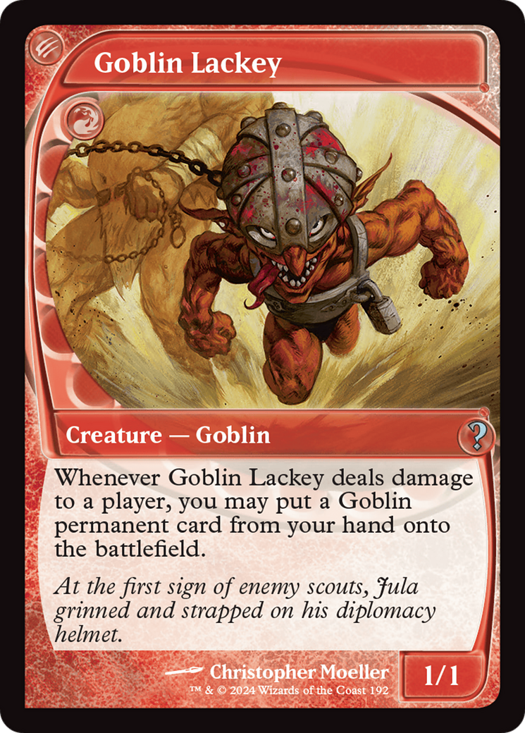 Goblin Lackey (Future Sight) [Mystery Booster 2] | Exor Games Summserside