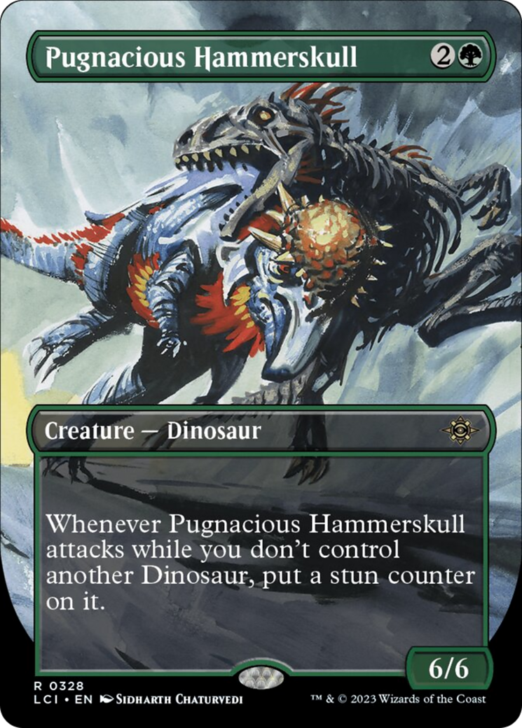 Pugnacious Hammerskull (Borderless) [The Lost Caverns of Ixalan] | Exor Games Summserside