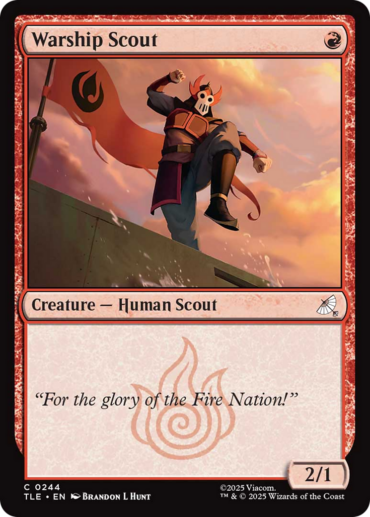 Warship scout [Avatar: The Last Airbender: Eternal-Legal] | Exor Games Summserside