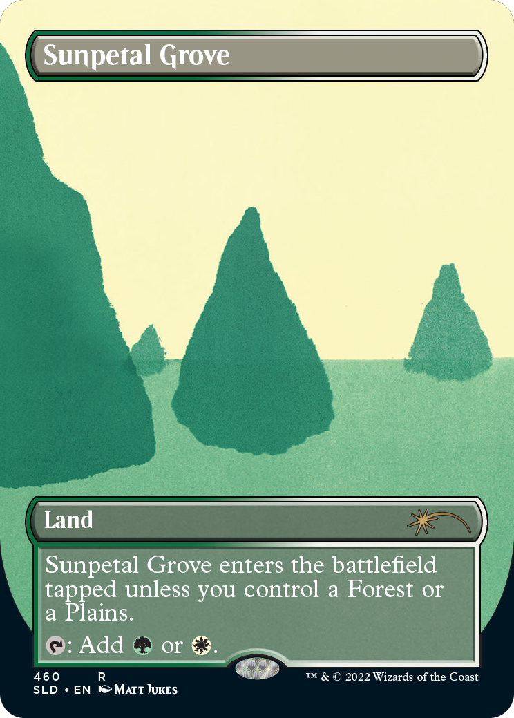 Sunpetal Grove (Borderless) [Secret Lair Drop Series] | Exor Games Summserside