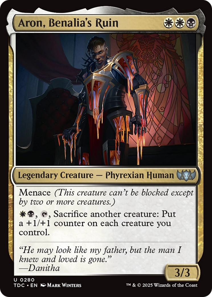 Aron, Benalia's Ruin [Tarkir: Dragonstorm Commander] | Exor Games Summserside