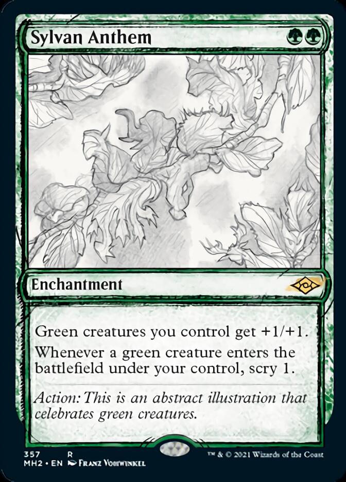 Sylvan Anthem (Sketch) [Modern Horizons 2] | Exor Games Summserside