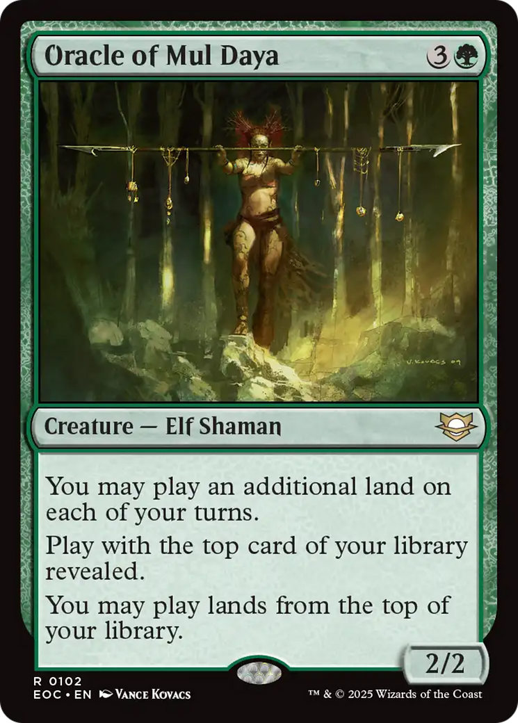 Oracle of Mul Daya [Edge of Eternities Commander] | Exor Games Summserside