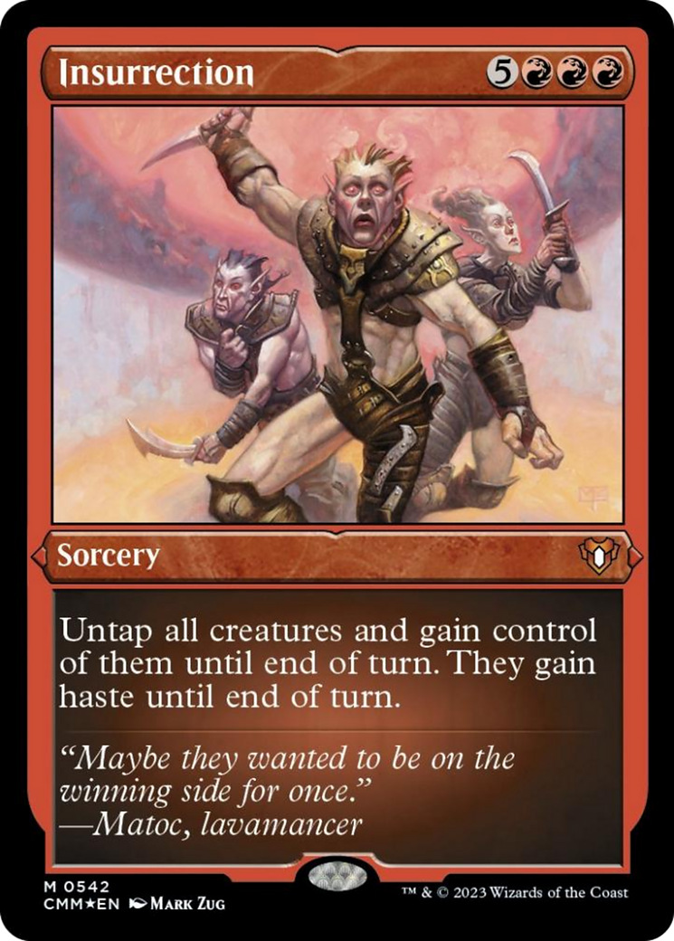 Insurrection (Foil Etched) [Commander Masters] | Exor Games Summserside