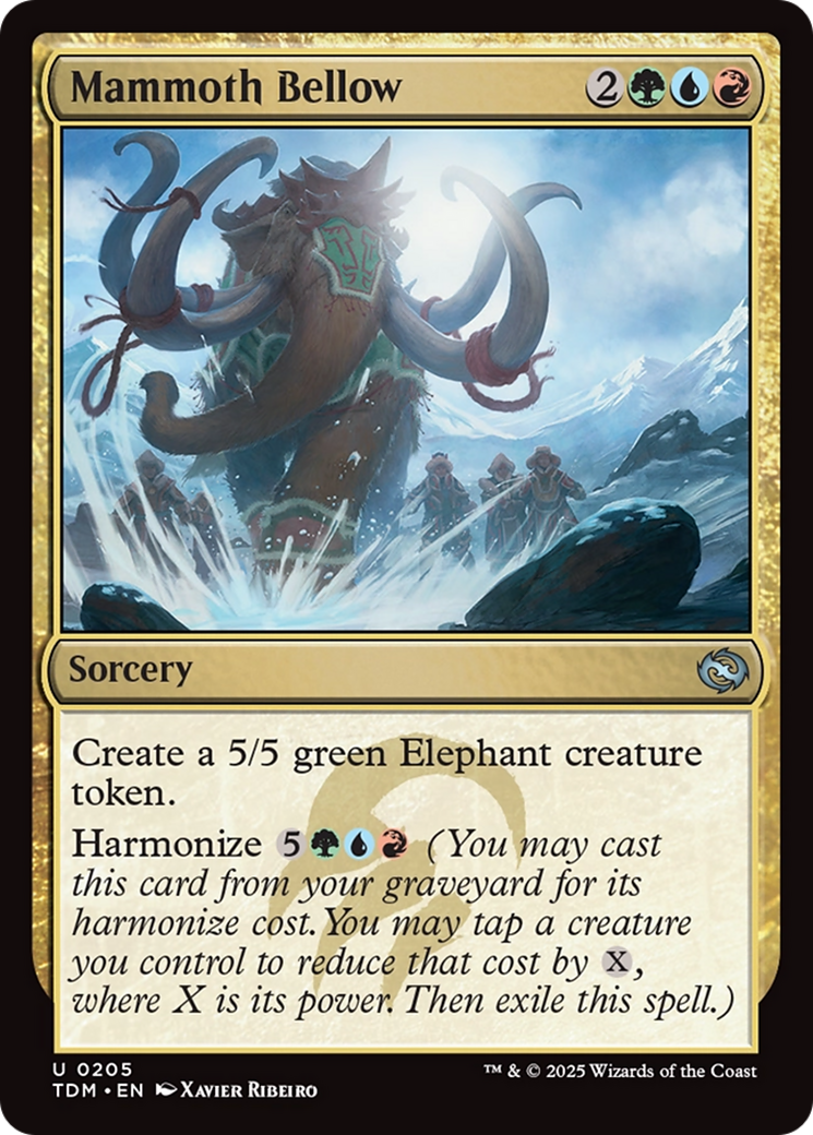 Mammoth Bellow [Tarkir: Dragonstorm] | Exor Games Summserside