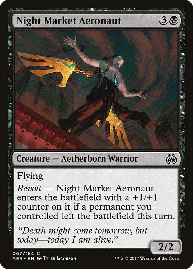Night Market Aeronaut [Aether Revolt] | Exor Games Summserside