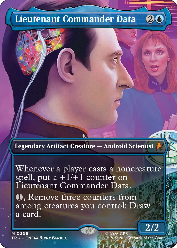 Lieutenant Commander Data (Borderless) [Star Trek] | Exor Games Summserside