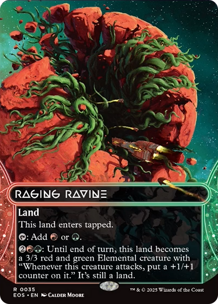 Raging Ravine (0035) (Borderless) [Edge of Eternities: Stellar Sights] | Exor Games Summserside