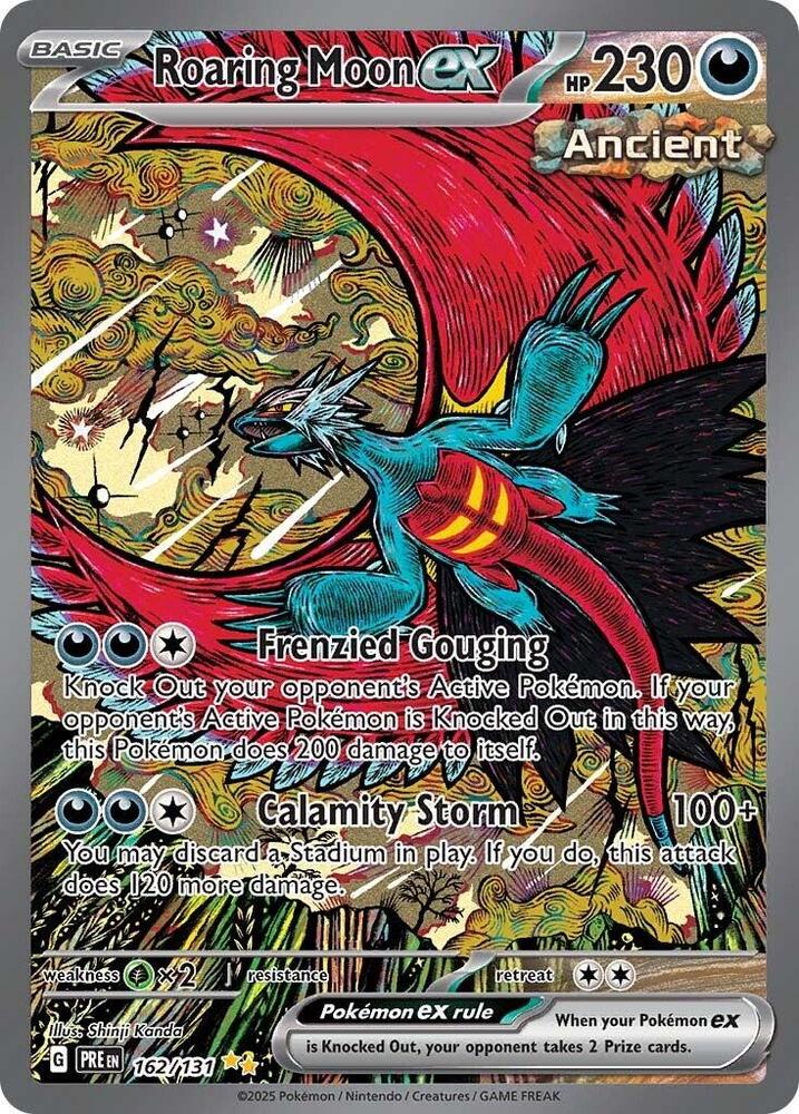 Roaring Moon ex (162/131) [Scarlet & Violet: Prismatic Evolutions] | Exor Games Summserside