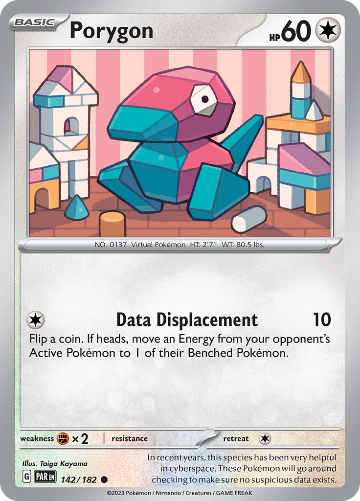 Porygon (142/182) [Scarlet & Violet: Paradox Rift] | Exor Games Summserside