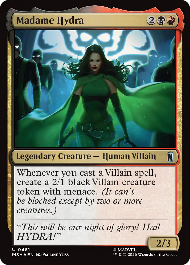Madame Hydra (Suge Foil) [Marvel Super Heroes] | Exor Games Summserside