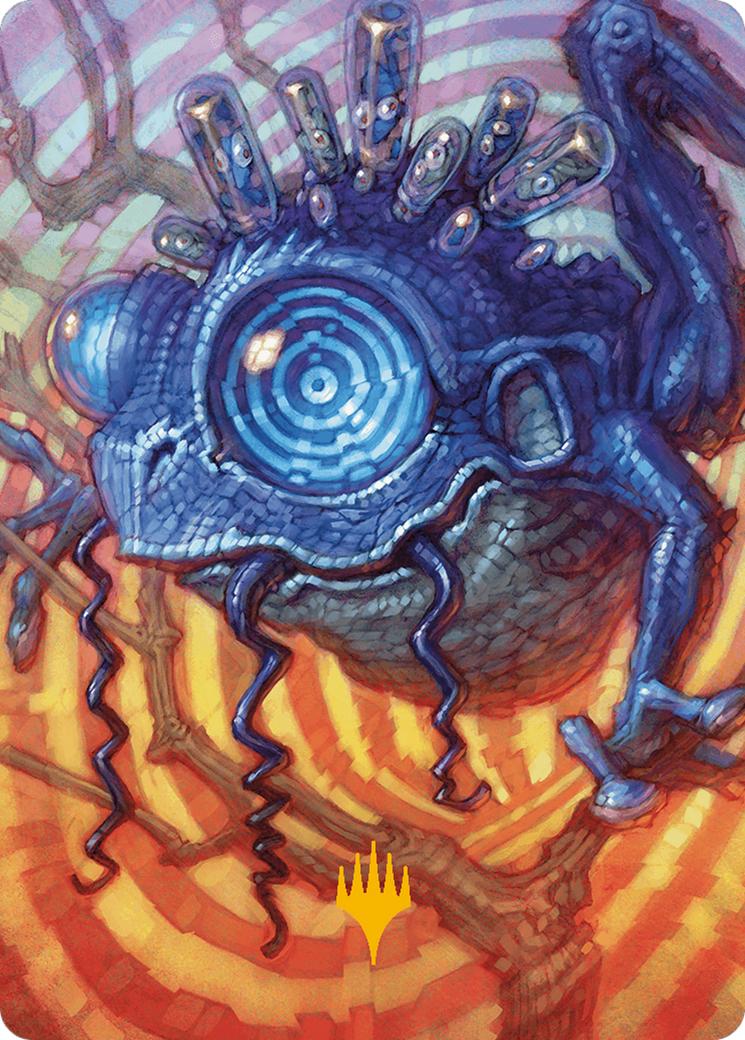 Psychic Frog Art Card (Gold-Stamped Planeswalker Symbol) [Modern Horizons 3 Art Series] | Exor Games Summserside