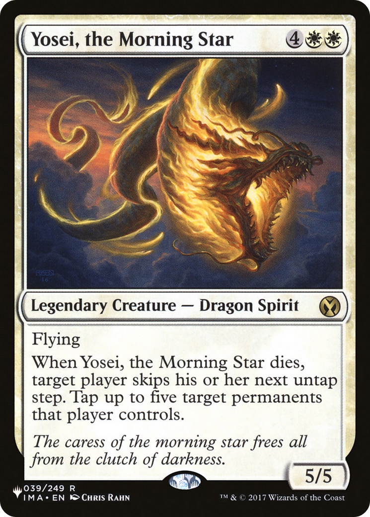 Yosei, the Morning Star [The List Reprints] | Exor Games Summserside