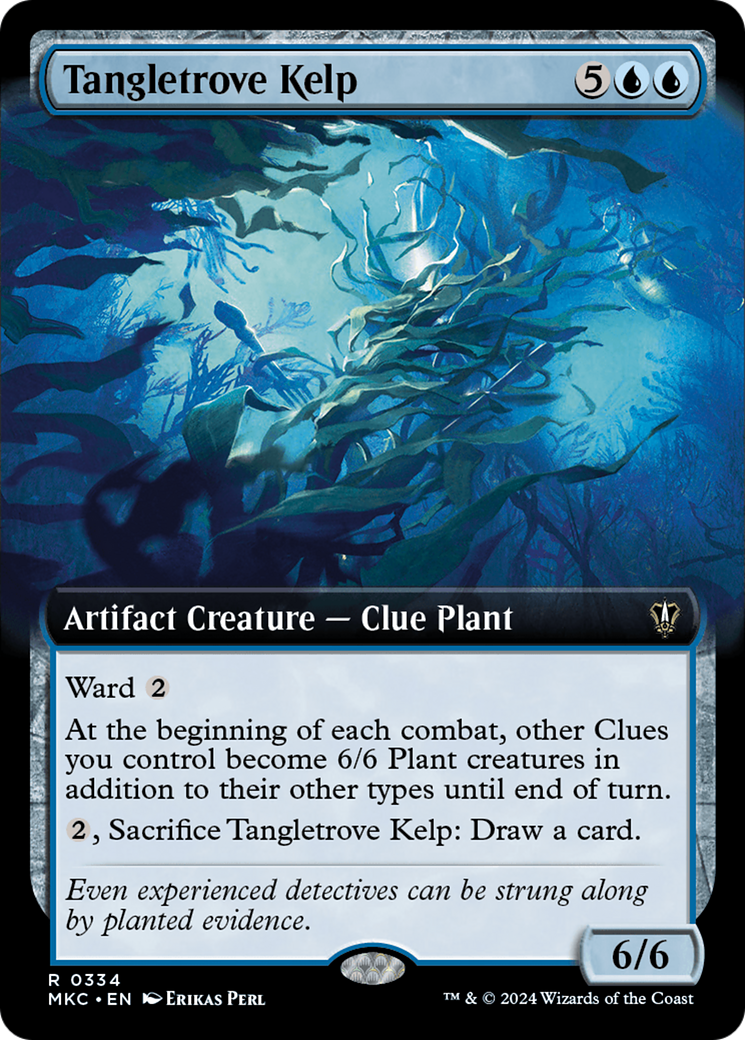 Tangletrove Kelp (Extended Art) [Murders at Karlov Manor Commander] | Exor Games Summserside