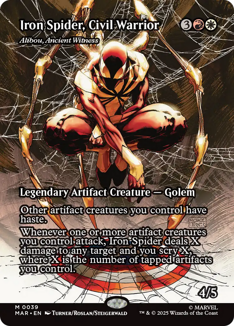Iron Spider, Civil Warrior - Alibou, Ancient Witness [Marvel's Spider-Man: Eternal-Legal] | Exor Games Summserside