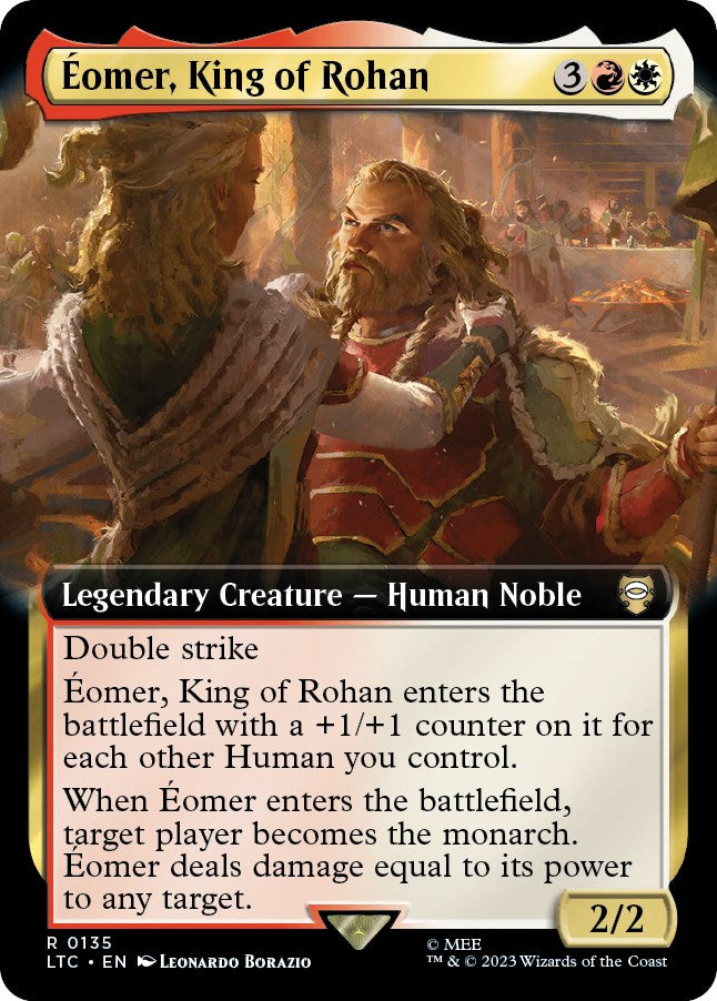 Eomer, King of Rohan (Extended Art) [The Lord of the Rings: Tales of Middle-Earth Commander] | Exor Games Summserside