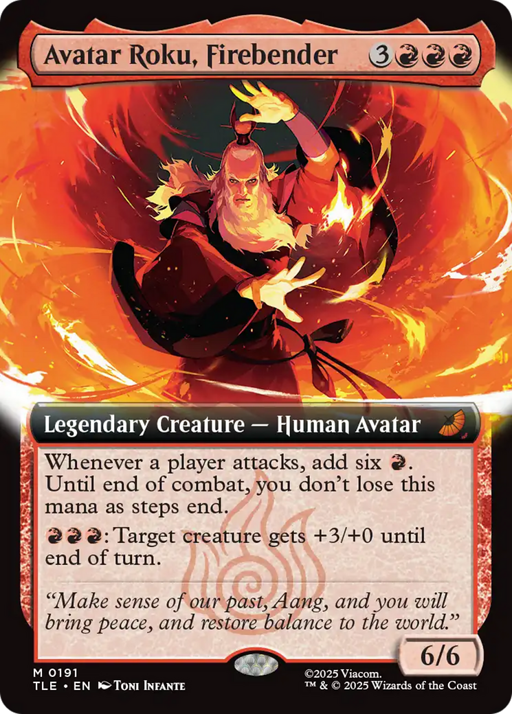 Avatar Roku, Firebender (Extended Art) [Avatar: The Last Airbender: Eternal-Legal] | Exor Games Summserside