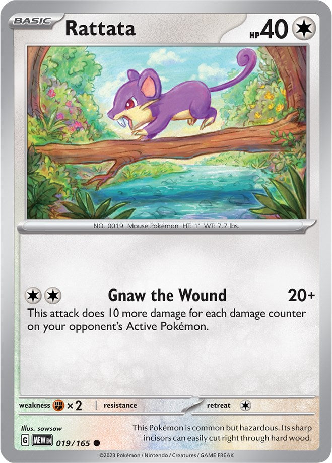 Rattata (019/165) [Scarlet & Violet: 151] | Exor Games Summserside