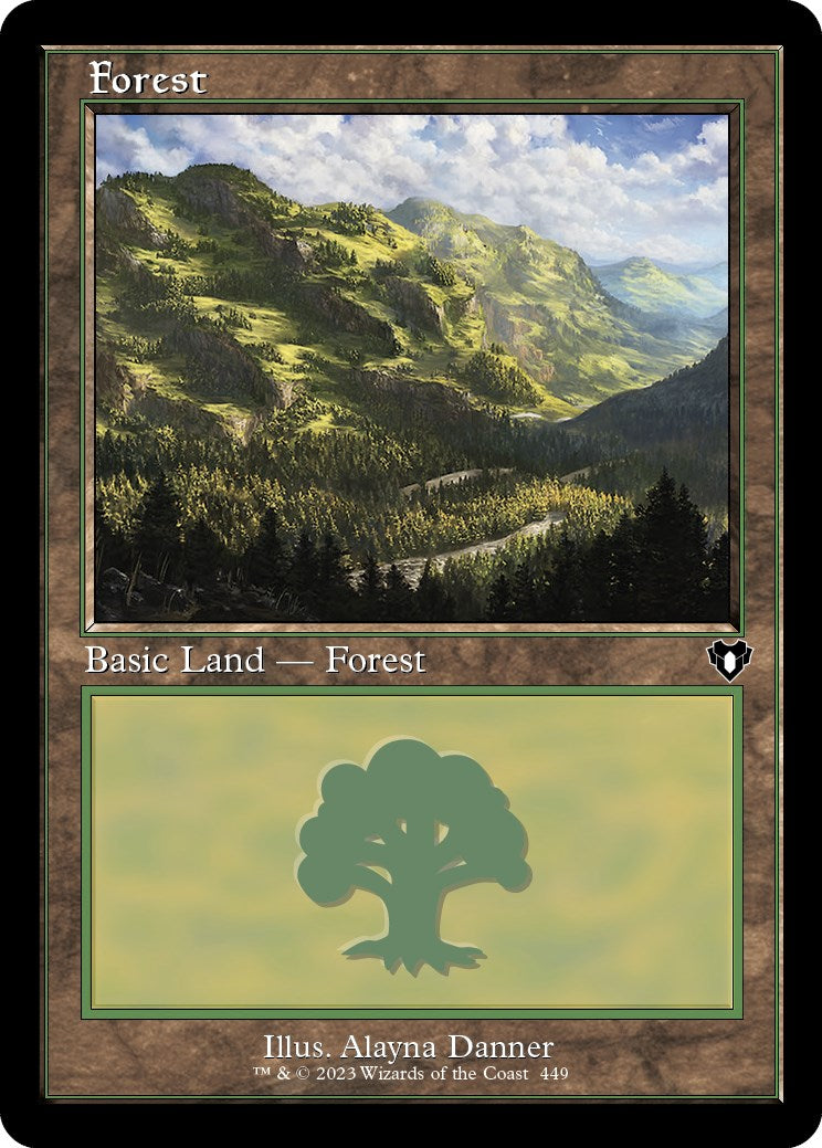 Forest (449) (Retro) [Commander Masters] | Exor Games Summserside