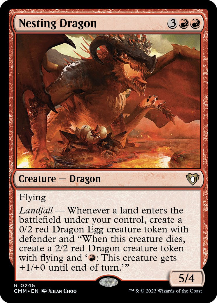 Nesting Dragon [Commander Masters] | Exor Games Summserside