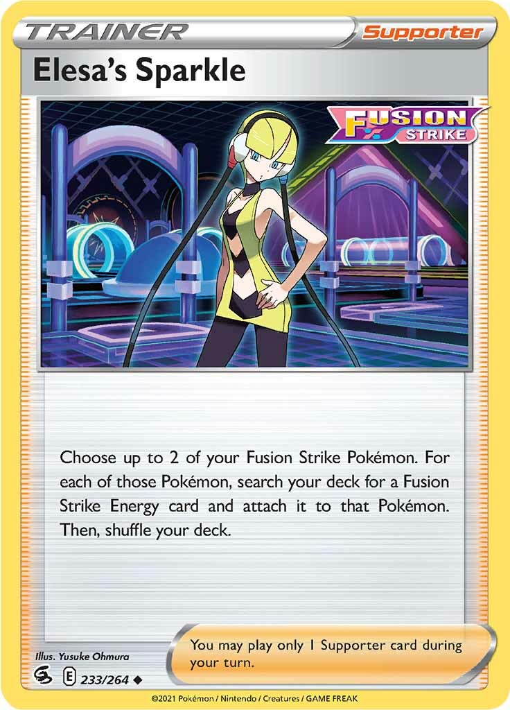 Elesa's Sparkle (233/264) [Sword & Shield: Fusion Strike] | Exor Games Summserside