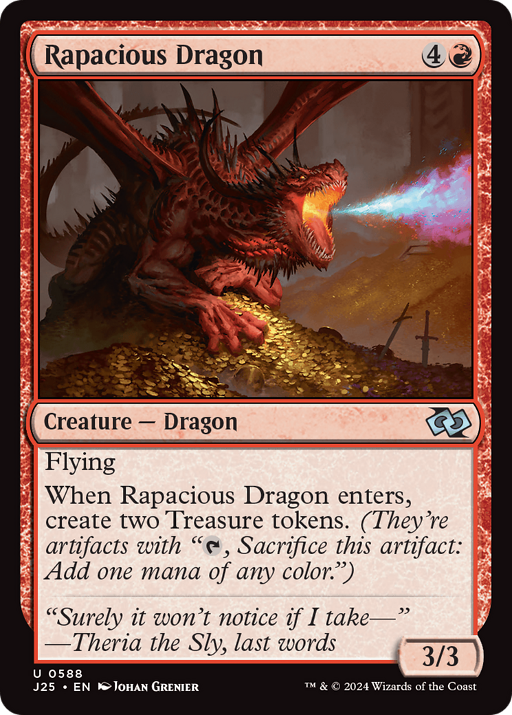 Rapacious Dragon [Foundations Jumpstart] | Exor Games Summserside