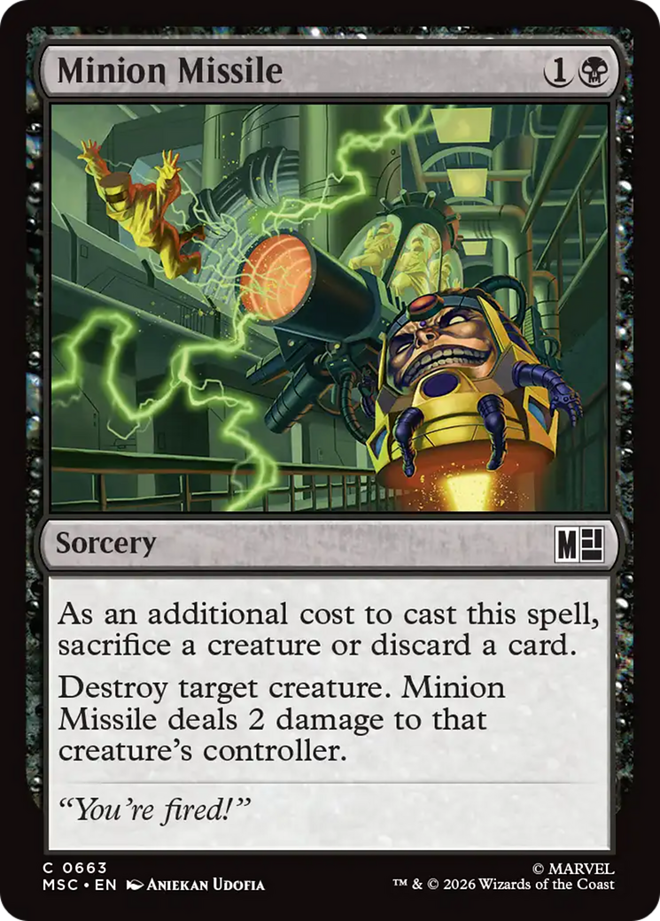 Minion Missile [Marvel Super Heroes Commander] | Exor Games Summserside