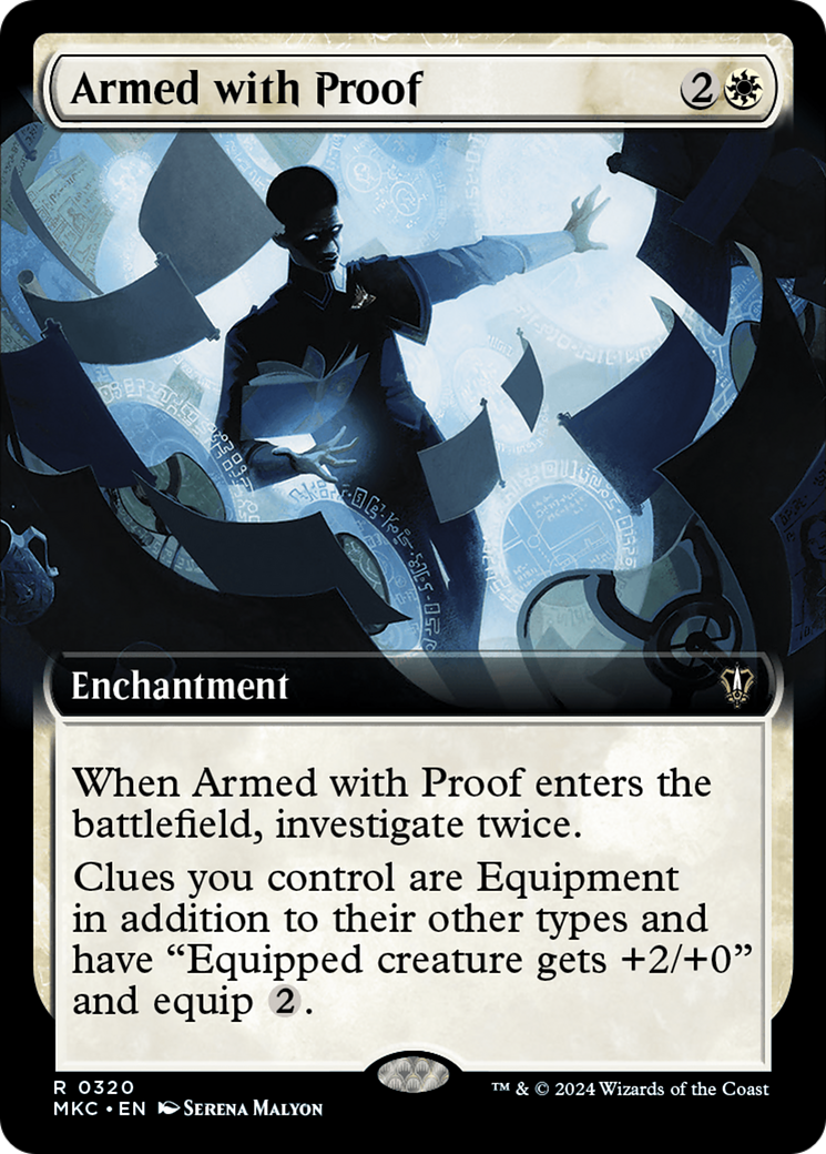 Armed with Proof (Extended Art) [Murders at Karlov Manor Commander] | Exor Games Summserside