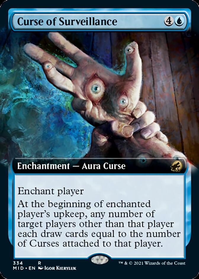 Curse of Surveillance (Extended Art) [Innistrad: Midnight Hunt] | Exor Games Summserside