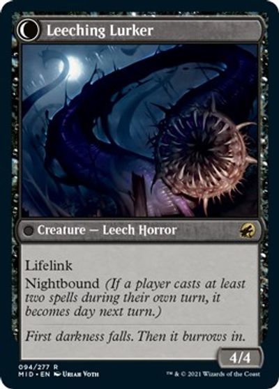 Curse of Leeches // Leeching Lurker [Innistrad: Midnight Hunt] | Exor Games Summserside
