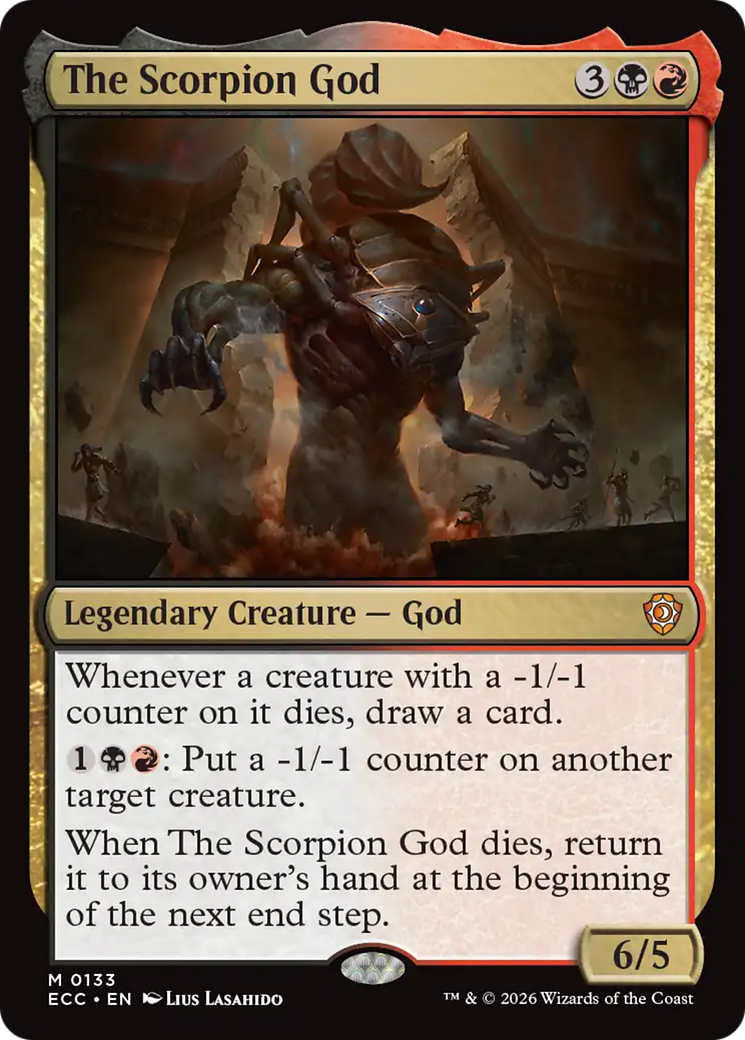 The Scorpion God [Lorwyn Eclipsed Commander] | Exor Games Summserside