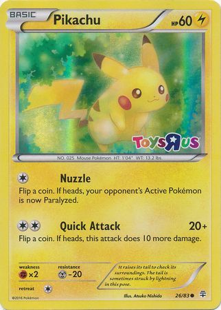 Pikachu (26/83) (Toys R Us Promo) [Miscellaneous Cards] | Exor Games Summserside