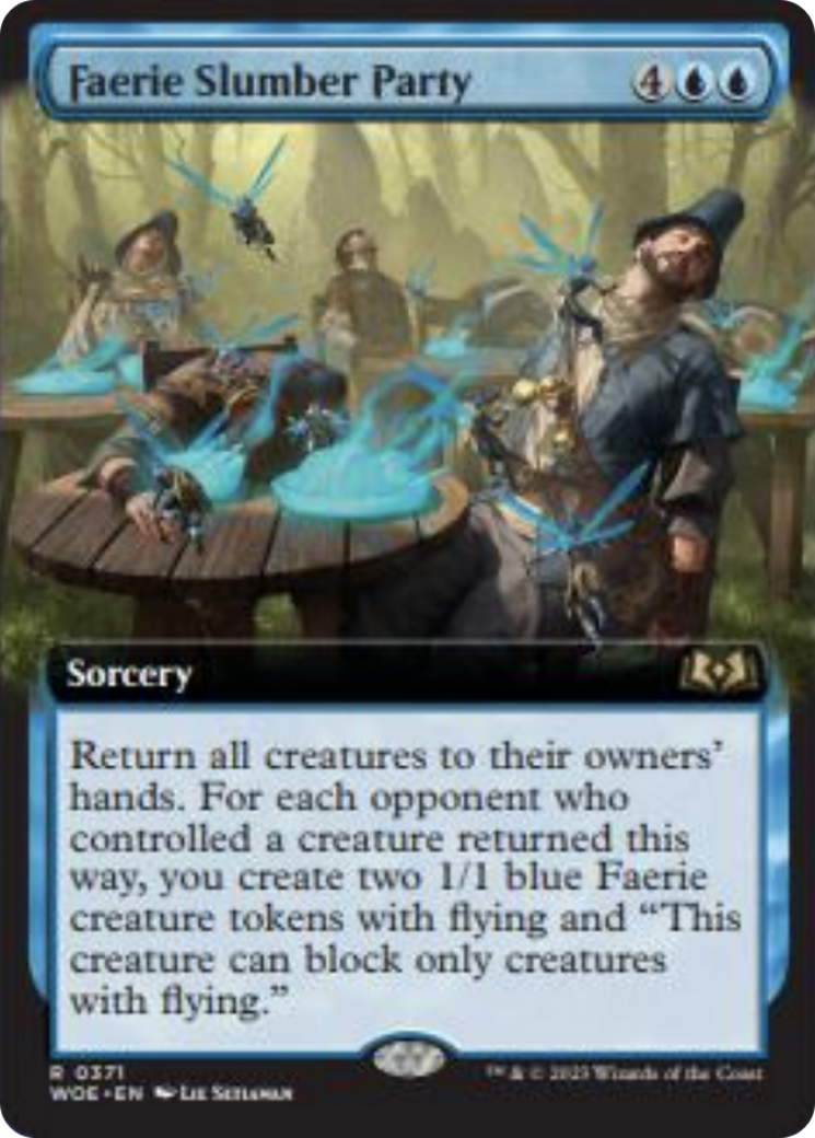 Faerie Slumber Party (Extended Art) [Wilds of Eldraine] | Exor Games Summserside