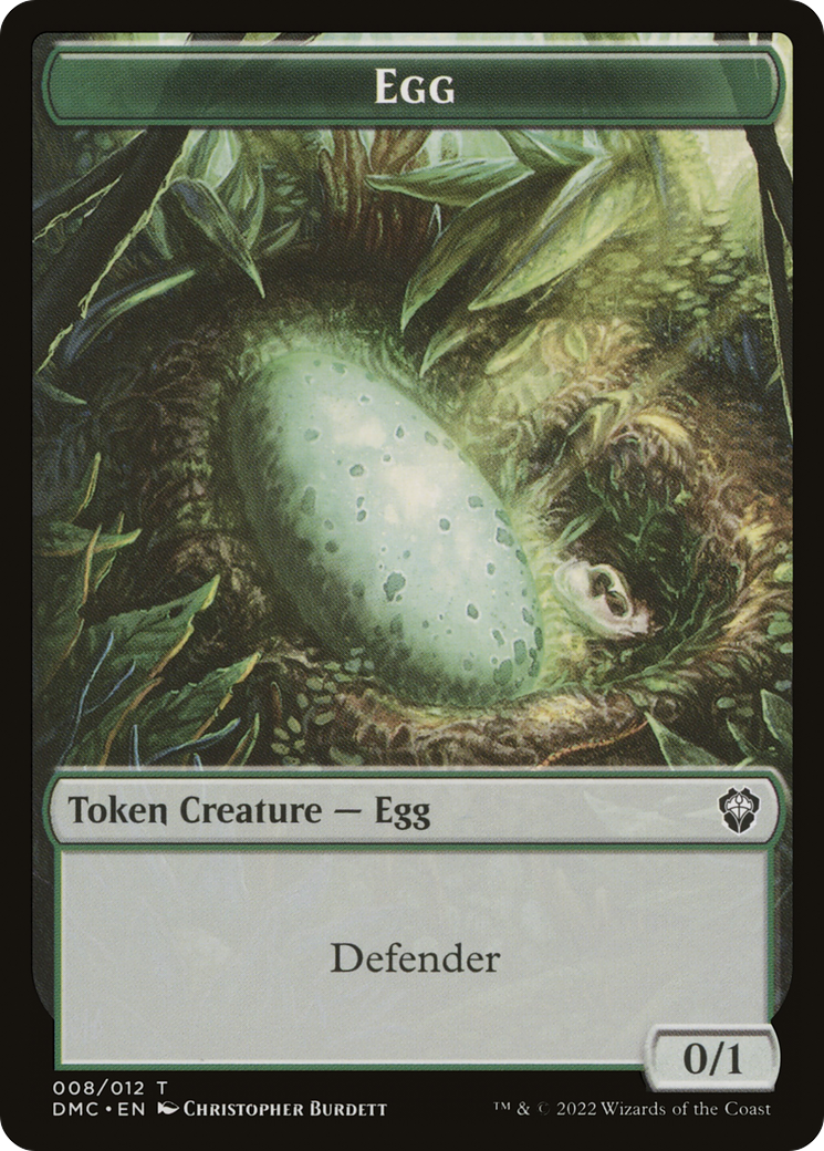 Treasure // Egg Double-Sided Token [Secret Lair Drop Series] | Exor Games Summserside