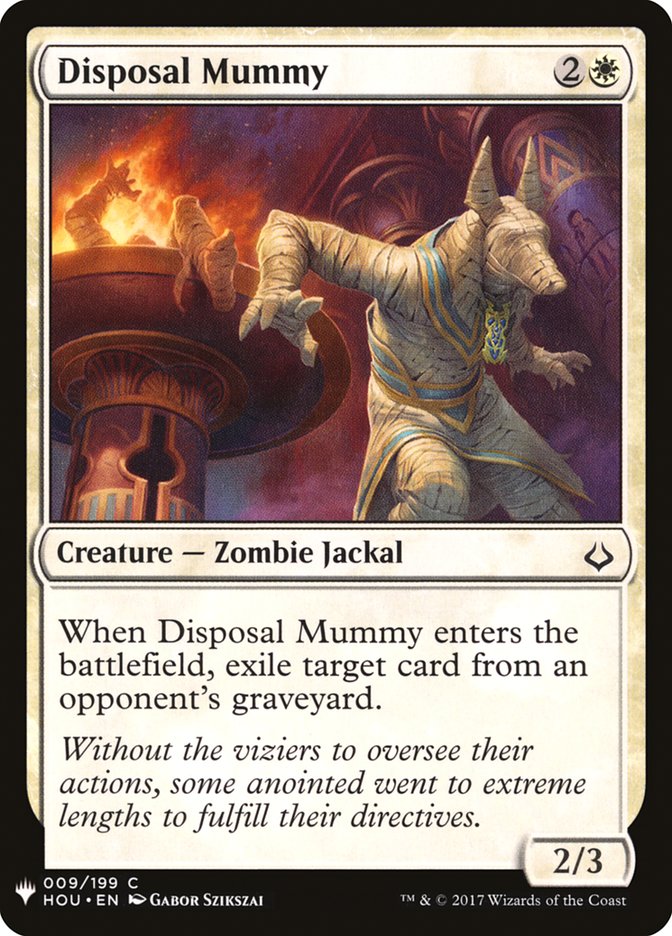 Disposal Mummy [Mystery Booster] | Exor Games Summserside