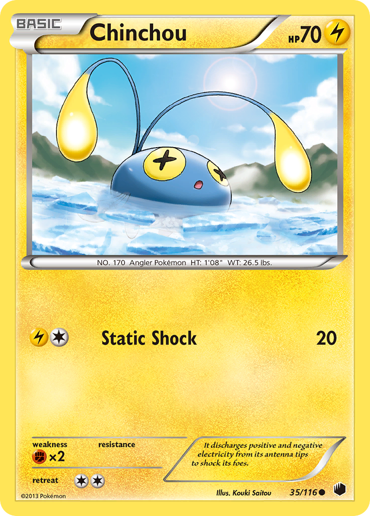 Chinchou (35/116) [Black & White: Plasma Freeze] | Exor Games Summserside