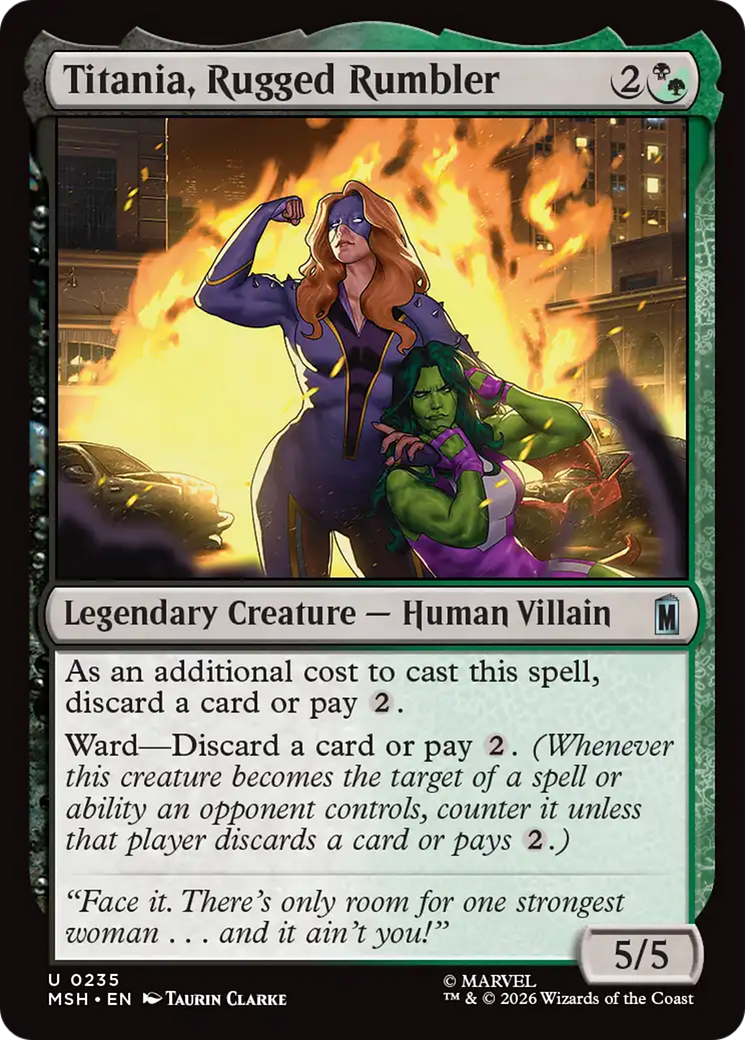 Titania, Rugged Rumbler [Marvel Super Heroes] | Exor Games Summserside