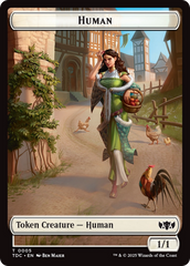 Human // Rat Double-Sided Token [Tarkir: Dragonstorm Commander Tokens] | Exor Games Summserside